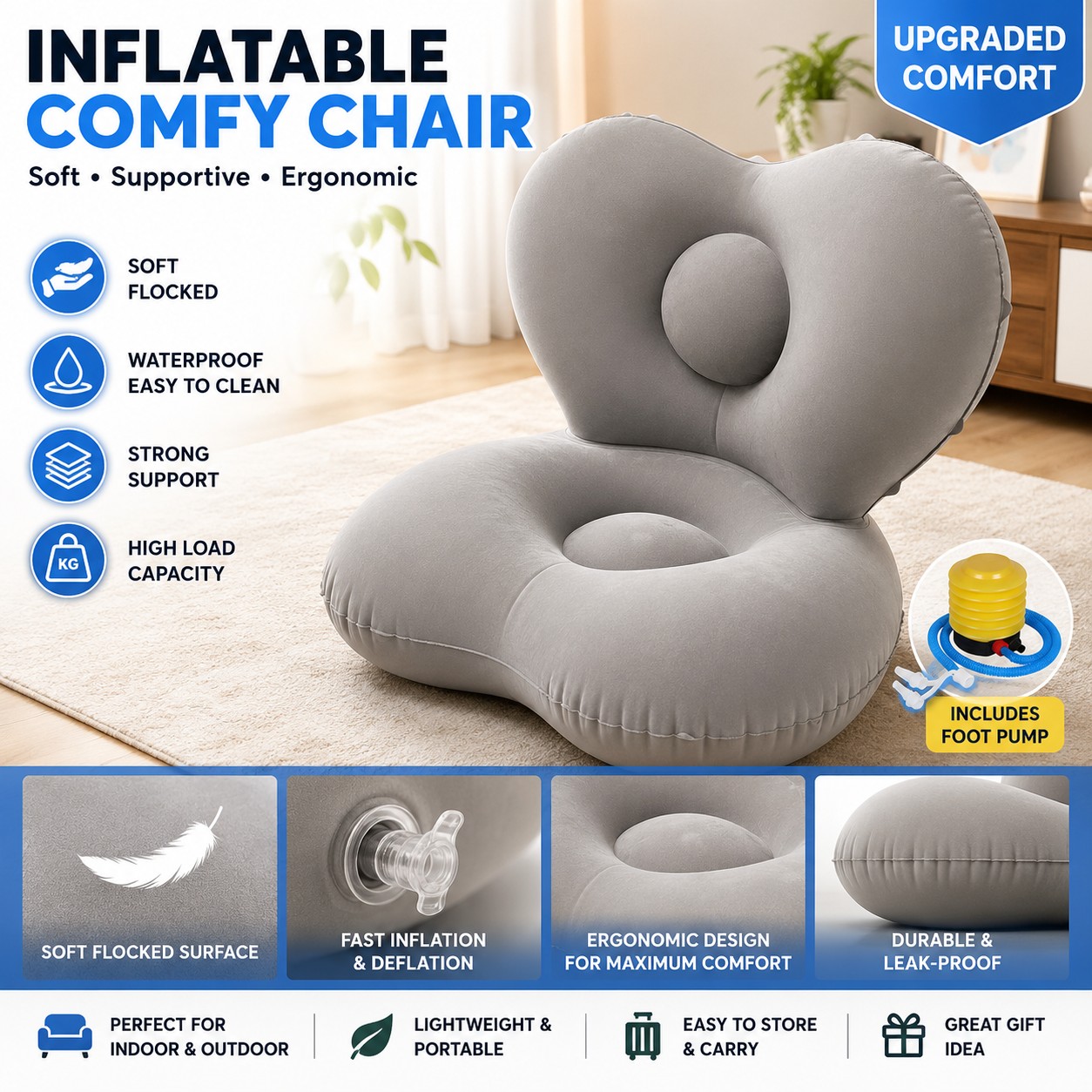 Outdoor Furniture Luxury - Sofá Inflável de Luxo — Design