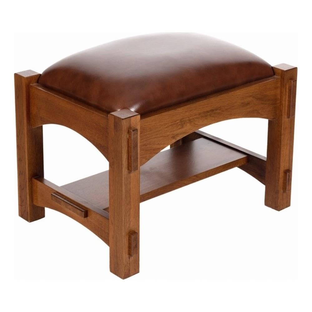 Outdoor Furniture Wood - Puff de Madeira Maciça com Acabamento
