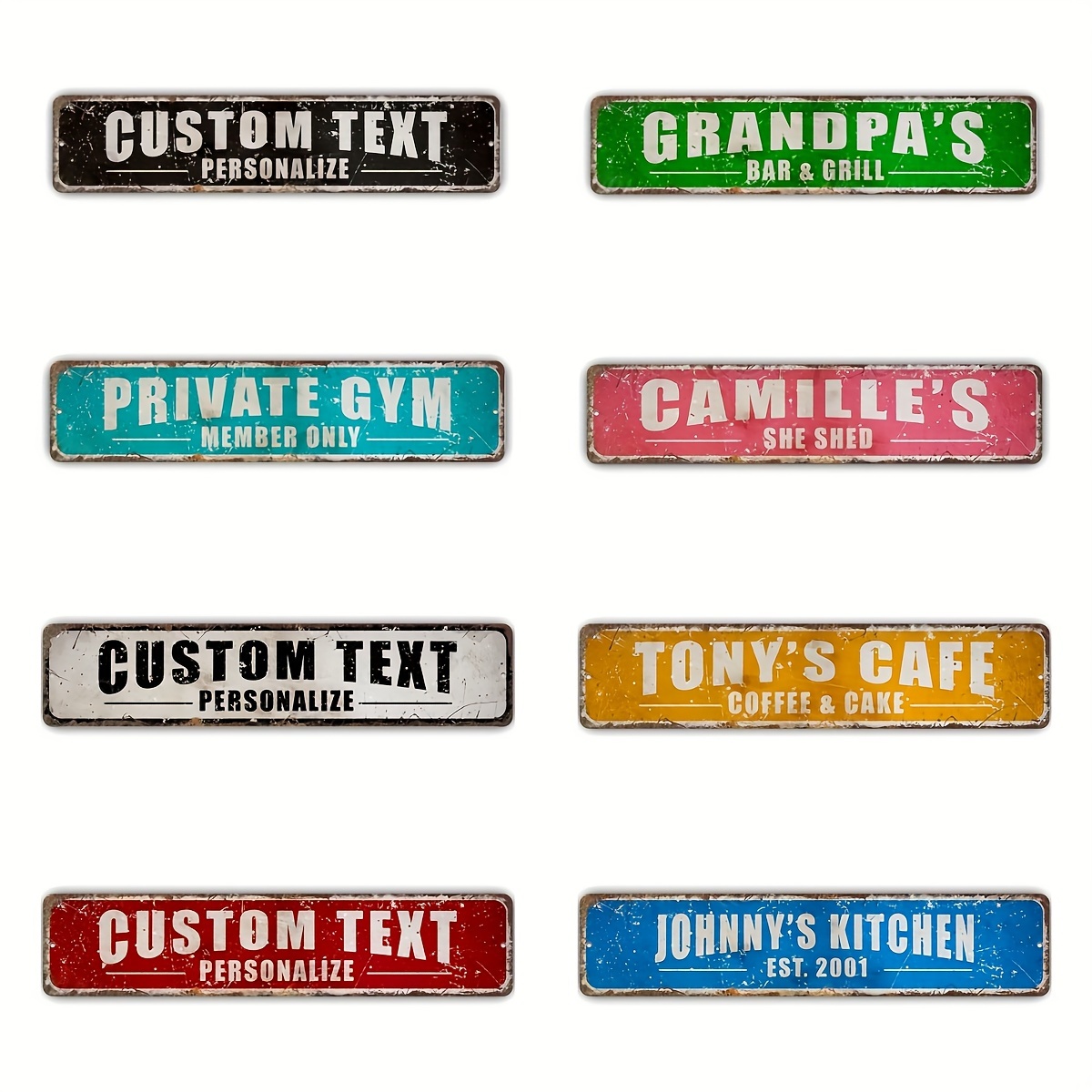 Outdoor Furniture Metal - Placas de Metal Personalizadas para Estradas