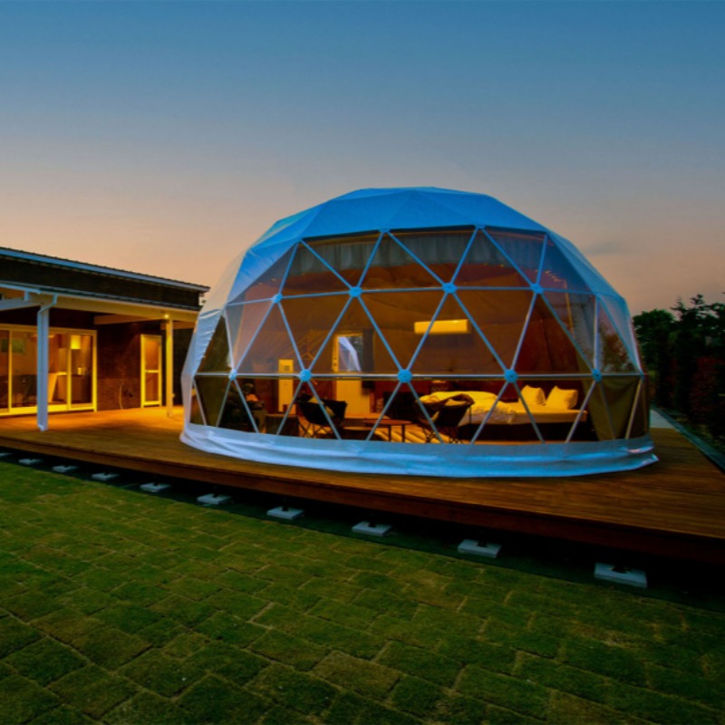 Tenda Domo de Glamping de Luxo - Outdoor Furniture Metal avaliação e preço