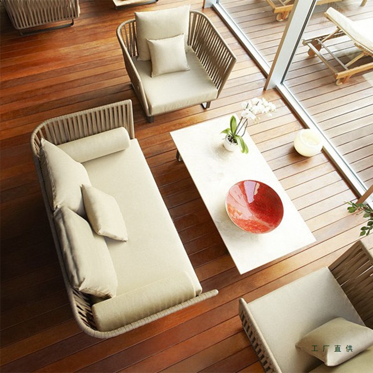 Conjunto de sofá de vime para  - Outdoor Furniture Metal Chairs avaliação e preço