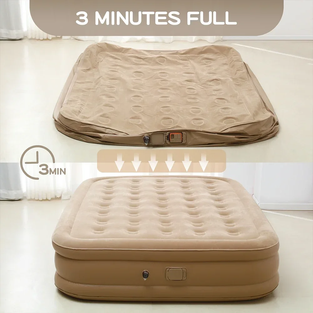 Colchão de ar Queen com bomba  - Outdoor Furniture Luxury avaliação e preço